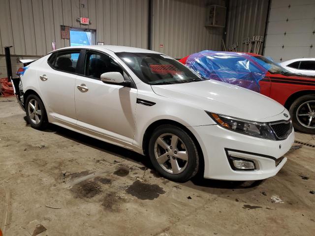 KNAGM4A71F5664242 - 2015 KIA OPTIMA LX WHITE photo 4