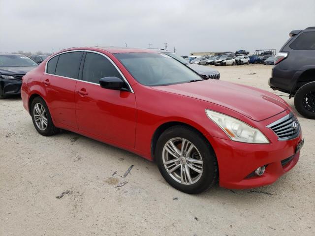 JN1CV6AR9DM351702 - 2013 INFINITI G37 RED photo 4