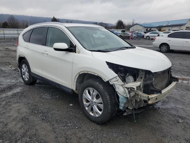 5J6RM4H75DL043333 - 2013 HONDA CR-V EXL WHITE photo 4