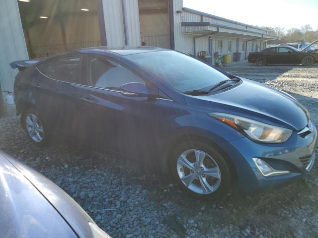 KMHDH4AE7GU600072 - 2016 HYUNDAI ELANTRA SE BLUE photo 4