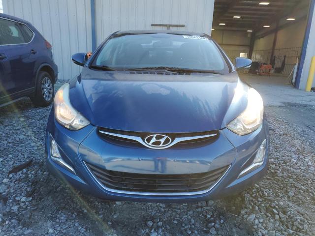 KMHDH4AE7GU600072 - 2016 HYUNDAI ELANTRA SE BLUE photo 5