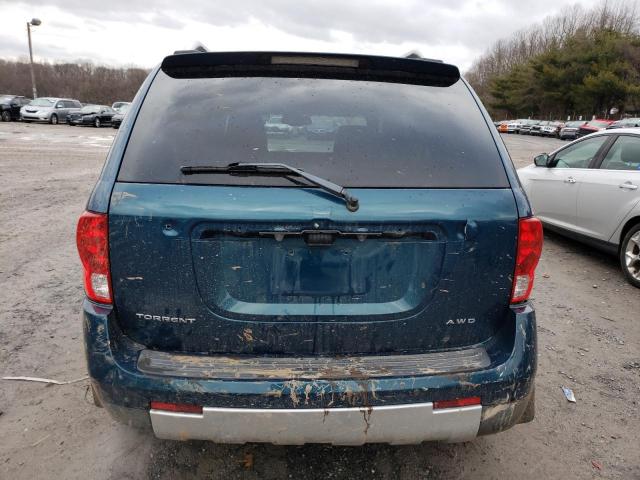 2CKDL73F366060994 - 2006 PONTIAC TORRENT TEAL photo 6