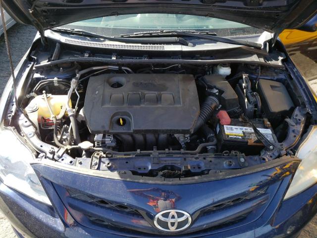5YFBU4EE1DP209610 - 2013 TOYOTA COROLLA BASE BLUE photo 11