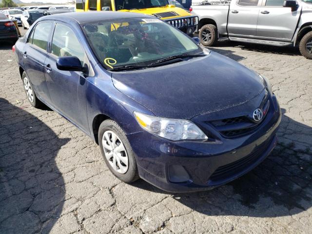 5YFBU4EE1DP209610 - 2013 TOYOTA COROLLA BASE BLUE photo 4