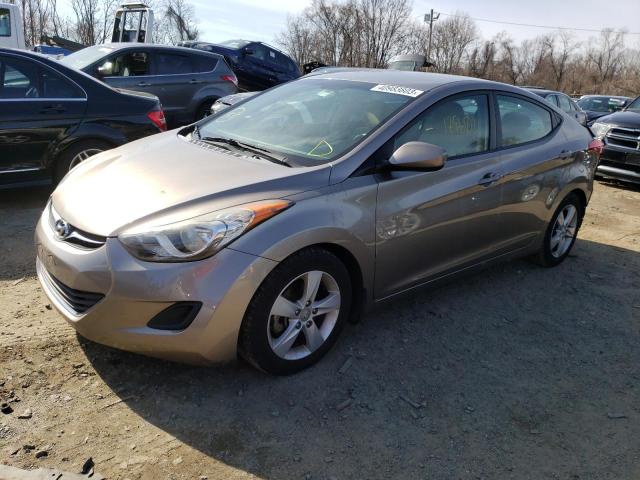 5NPDH4AE7DH396495 - 2013 HYUNDAI ELANTRA GLS GOLD photo 1