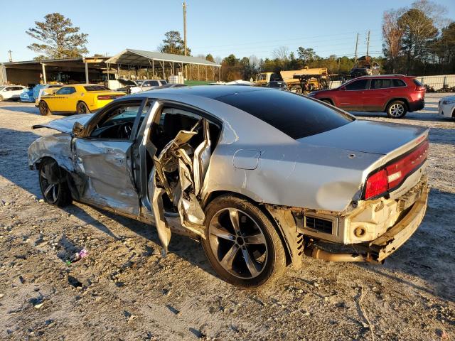 2C3CDXATXCH304654 - 2012 DODGE CHARGER POLICE SILVER photo 2