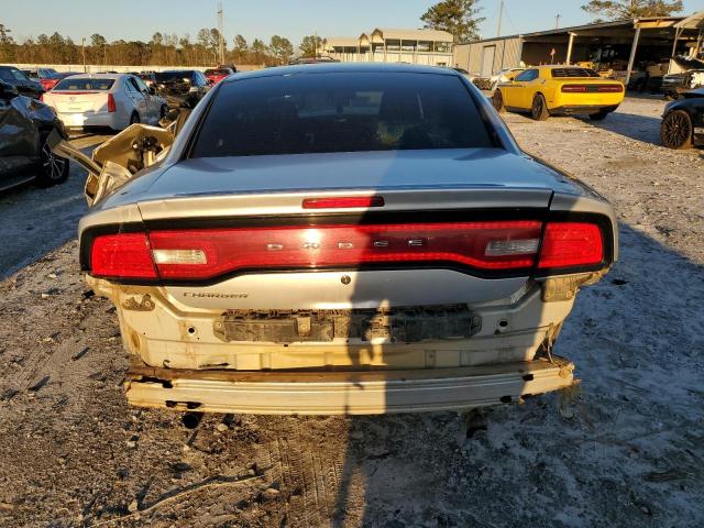 2C3CDXATXCH304654 - 2012 DODGE CHARGER POLICE SILVER photo 6