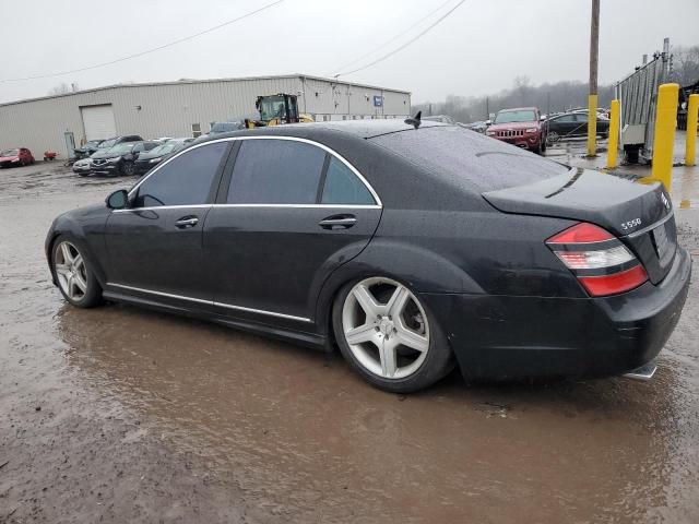 WDDNG71X27A113335 - 2007 MERCEDES-BENZ S 550 BLACK photo 2