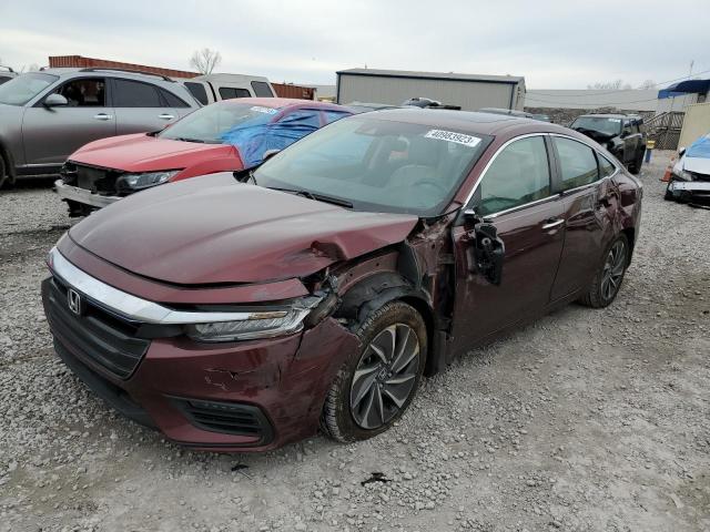 19XZE4F90KE020314 - 2019 HONDA INSIGHT TOURING BURGUNDY photo 1