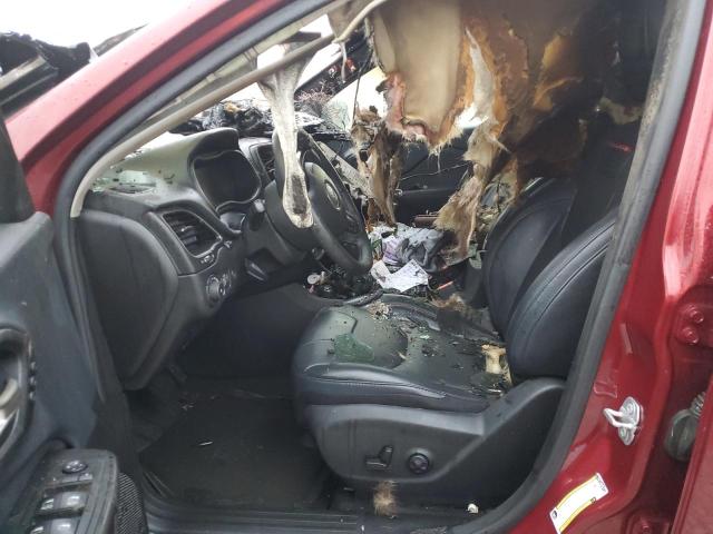 1C4PJMBN1KD318166 - 2019 JEEP CHEROKEE TRAILHAWK Bordo foto 7