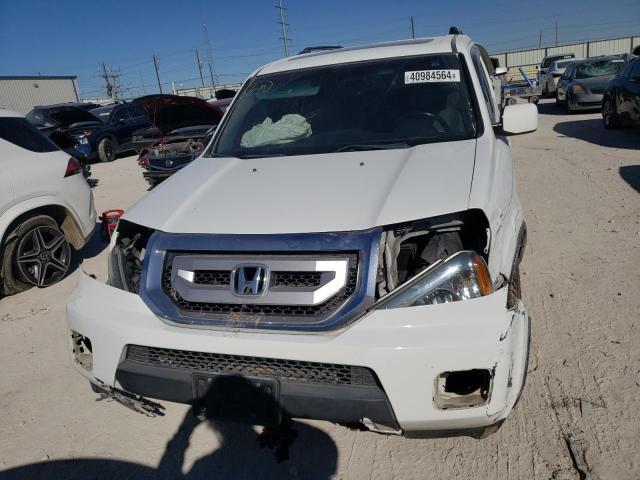 5FNYF3H51AB018531 - 2010 HONDA PILOT EXL WHITE photo 5