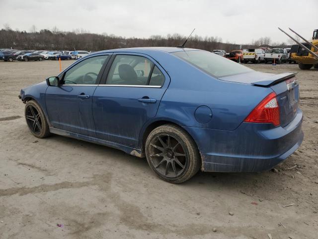 3FAHP0KC6AR232938 - 2010 FORD FUSION SPORT BLUE photo 2