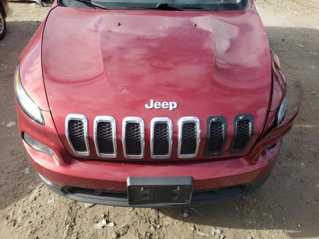 1C4PJMCS5GW261681 - 2016 JEEP CHEROKEE LATITUDE RED photo 12