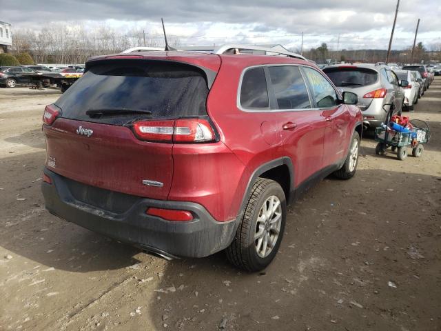 1C4PJMCS5GW261681 - 2016 JEEP CHEROKEE LATITUDE RED photo 3