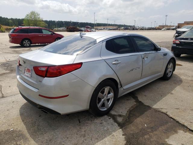 5XXGM4A71FG358916 - 2015 KIA OPTIMA LX SILVER photo 4