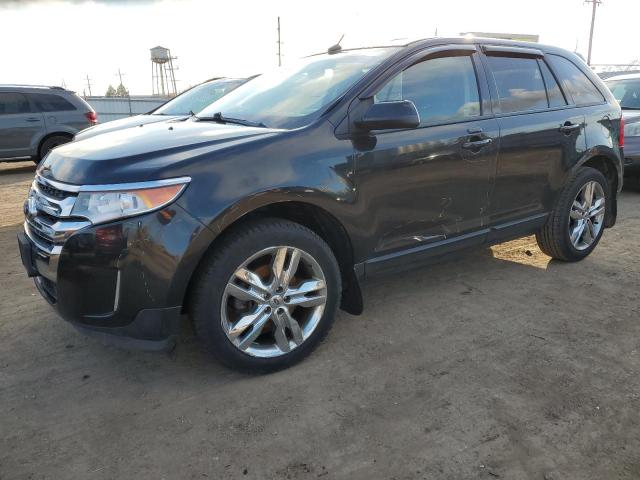 2FMDK3JC9CBA79785 - 2012 FORD EDGE SEL BLACK photo 1