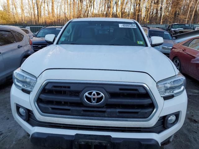 3TMCZ5AN5GM008726 - 2016 TOYOTA TACOMA DOUBLE CAB WHITE photo 5