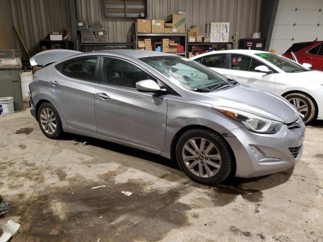 5NPDH4AE0FH552184 - 2015 HYUNDAI ELANTRA SE SILVER photo 4