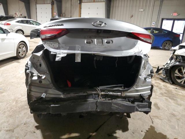 5NPDH4AE0FH552184 - 2015 HYUNDAI ELANTRA SE SILVER photo 6