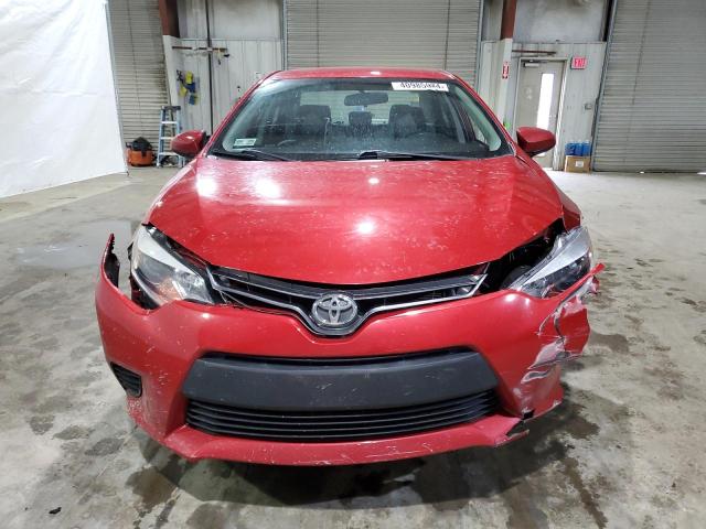 2T1BURHE5FC373115 - 2015 TOYOTA COROLLA L RED photo 5