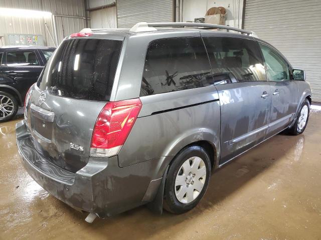 5N1BV28U16N117252 - 2006 NISSAN QUEST S GRAY photo 3