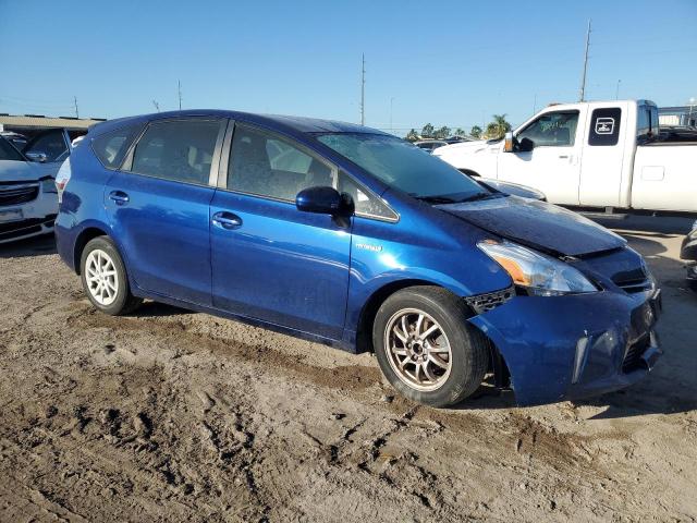 JTDZN3EUXC3090606 - 2012 TOYOTA PRIUS V BLUE photo 4