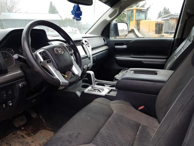 5TFUY5F10HX603301 - 2017 TOYOTA TUNDRA DOUBLE CAB SR/SR5 BLACK photo 7