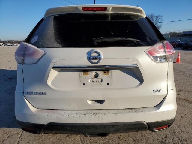 KNMAT2MT1GP631806 - 2016 NISSAN ROGUE S WHITE photo 6