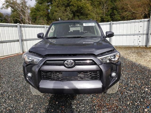 JTEFU5JR0M5239691 - 2021 TOYOTA 4RUNNER SR5 GRAY photo 5