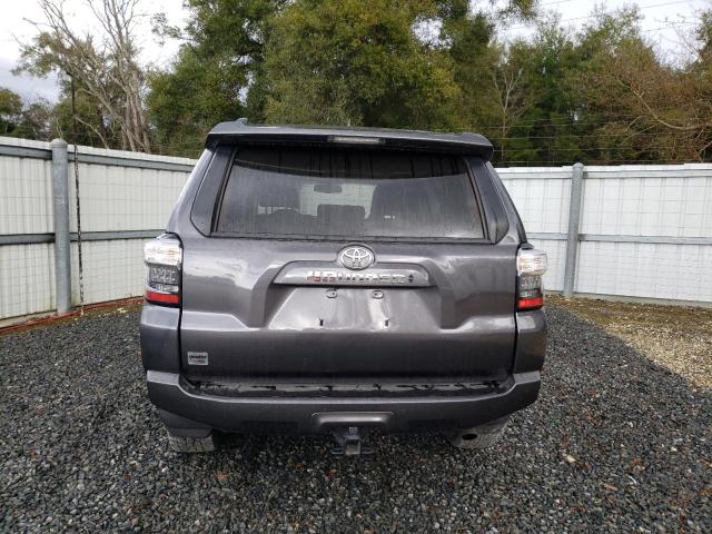 JTEFU5JR0M5239691 - 2021 TOYOTA 4RUNNER SR5 GRAY photo 6