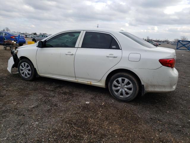 2T1BU4EE0AC323531 - 2010 TOYOTA COROLLA BASE WHITE photo 2