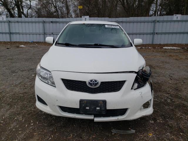 2T1BU4EE0AC323531 - 2010 TOYOTA COROLLA BASE WHITE photo 5