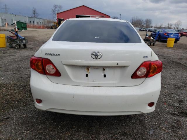 2T1BU4EE0AC323531 - 2010 TOYOTA COROLLA BASE WHITE photo 6