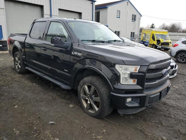 1FTEW1EG3FFA37033 - 2015 FORD F150 SUPERCREW BLACK photo 4