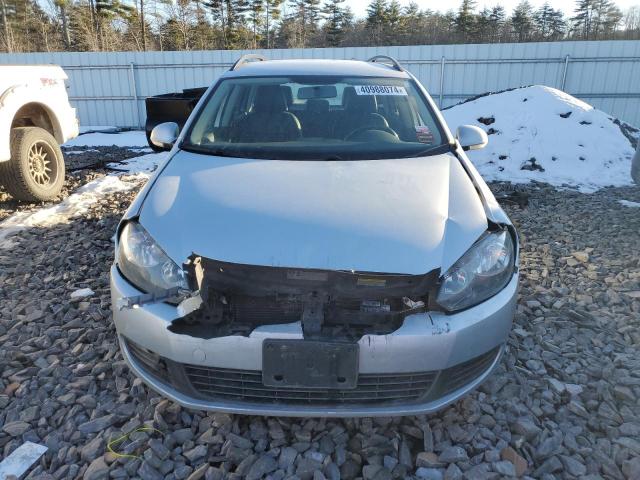 3VWPL7AJ1EM610156 - 2014 VOLKSWAGEN JETTA TDI SILVER photo 5