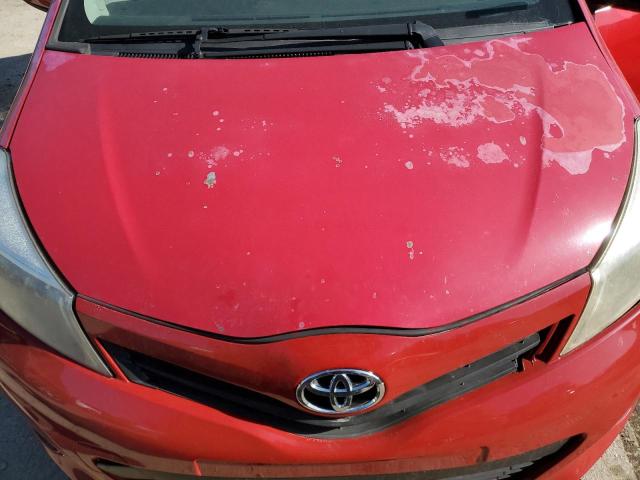 JTDJTUD30ED590465 - 2014 TOYOTA YARIS RED photo 11