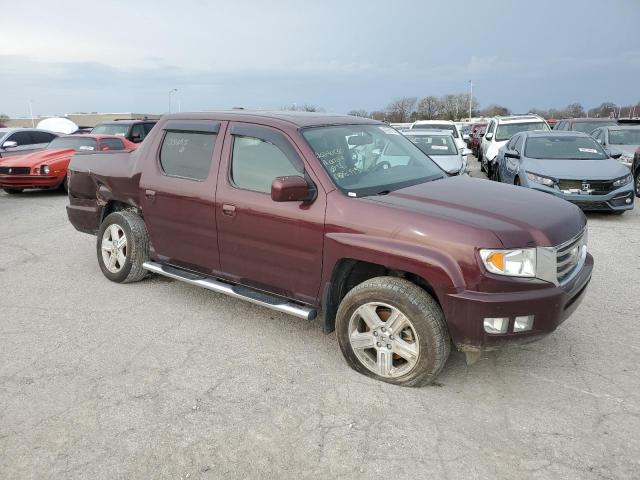 5FPYK1F54DB006095 - 2013 HONDA RIDGELINE RTL BURGUNDY photo 4