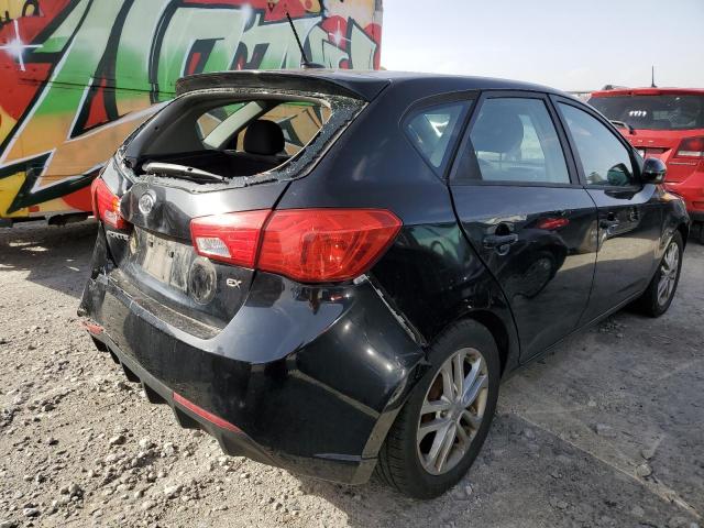 KNAFU5A2XB5322840 - 2011 KIA FORTE EX BLACK photo 3