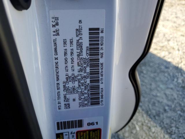 3TYRX5GN4NT063354 - 2022 TOYOTA TACOMA ACCESS CAB WHITE photo 13