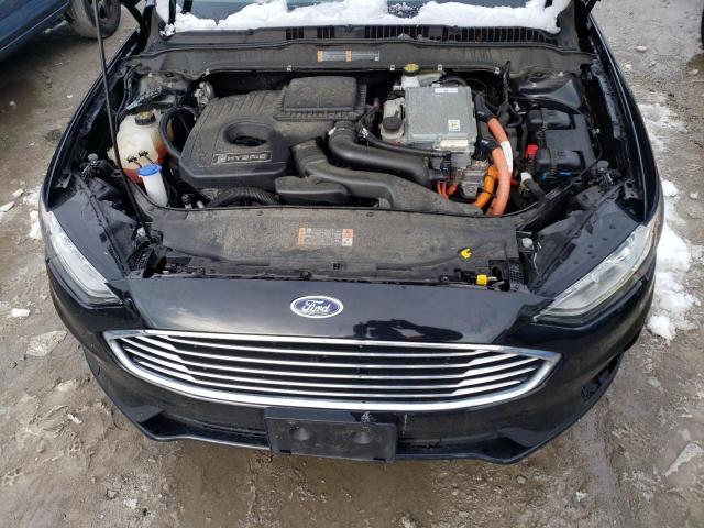 3FA6P0LU7KR221401 - 2019 FORD FUSION SE BLACK photo 11