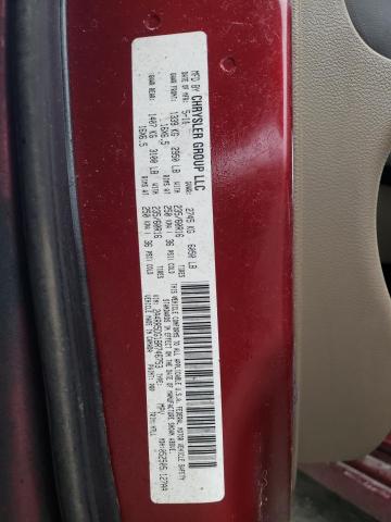 2A4RR5DG1BR746753 - 2011 CHRYSLER TOWN & COU TOURING წითელი ფოტო 13