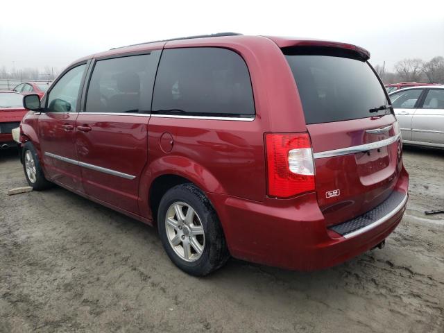 2A4RR5DG1BR746753 - 2011 CHRYSLER TOWN & COU TOURING RED photo 2