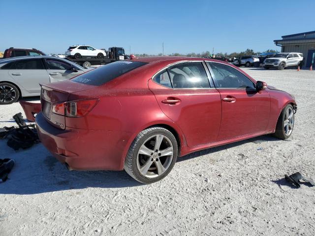 JTHBF5C29C5179310 - 2012 LEXUS IS 250 RED photo 3