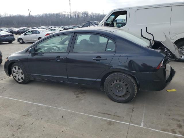 1HGFA16517L018811 - 2007 HONDA CIVIC LX BLACK photo 2