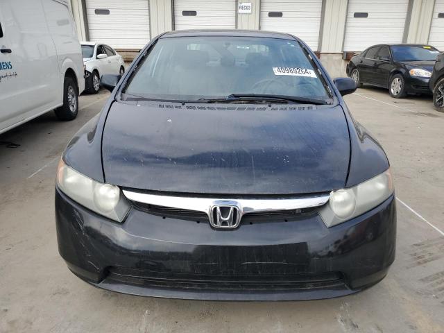 1HGFA16517L018811 - 2007 HONDA CIVIC LX BLACK photo 5