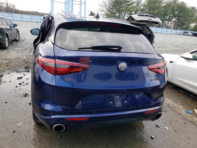 ZASPAKBN4M7C98833 - 2021 ALFA ROMEO STELVIO TI Синий фото 6