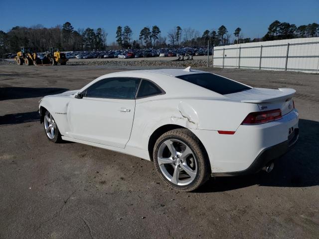 2G1FD1E37F9311259 - 2015 CHEVROLET CAMARO LT WHITE photo 2