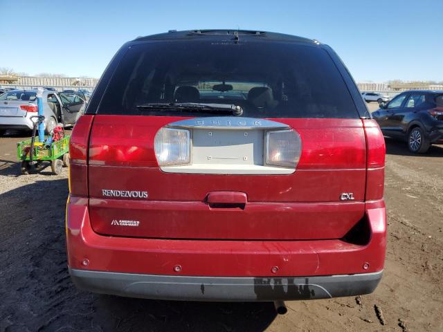 3G5DB03L46S501709 - 2006 BUICK RENDEZVOUS CX MAROON photo 6