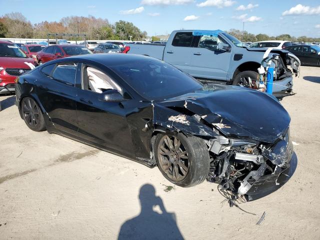 5YJSA1E57NF490333 - 2022 TESLA MODEL S BLACK photo 4