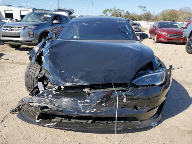 5YJSA1E57NF490333 - 2022 TESLA MODEL S შავი ფოტო 5